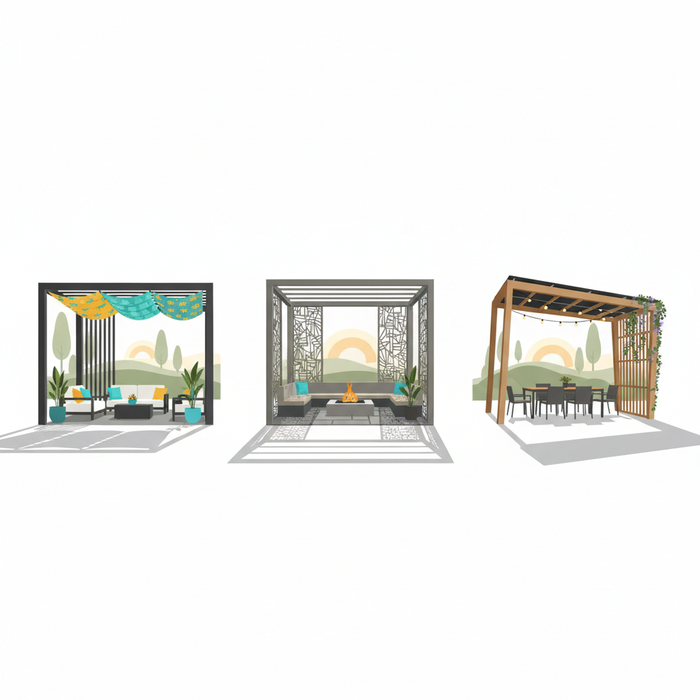 Illustration for Top DIY Pergola Trends: Design Your Perfect Outdoor Living Space