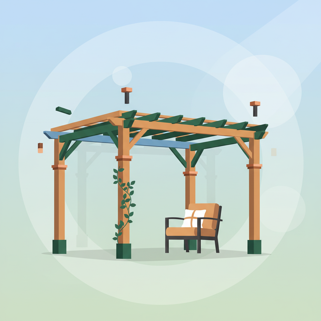 Illustration for Your Essential Guide to Choosing the Perfect DIY Pergola Kit for Your Home