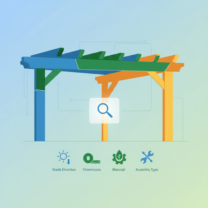 Illustration for Mastering the Pergola Kit Finder Tool: Design Your Ideal DIY Outdoor Shade Structure