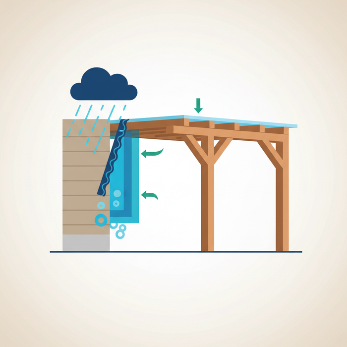 Illustration for DIY Guide: Essential Flashing and Waterproofing for Attached Pergolas