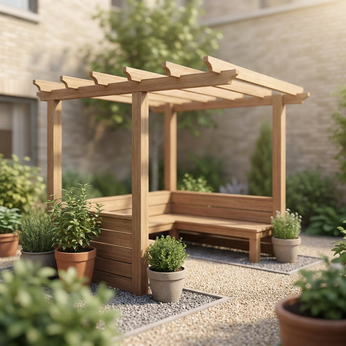 Illustration for Top 7 Reasons Why Corner Pergola Kits Are Perfect for Small Gardens