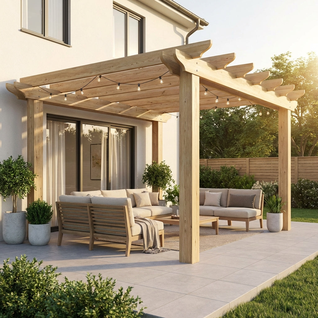 Illustration for Top 5 DIY Outdoor Living Pergola Trends to Transform Your Backyard This Year