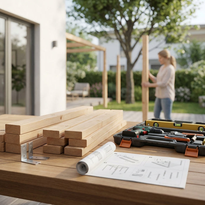 Illustration for Best DIY Pergola Kits for Easy Home Assembly and Professional Outdoor Living Results