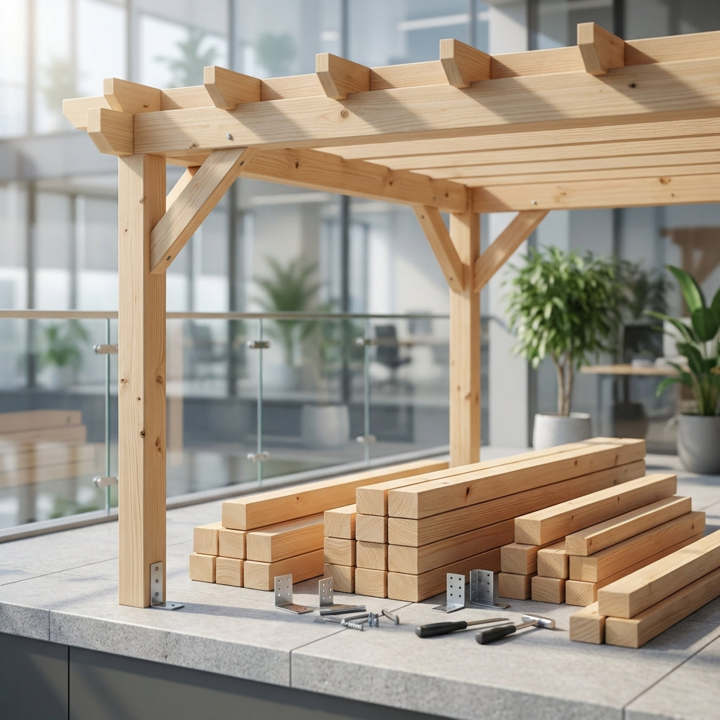 Illustration for 7 Best Reasons to Buy DIY Pergola Kits Online Over Big-Box Store Options