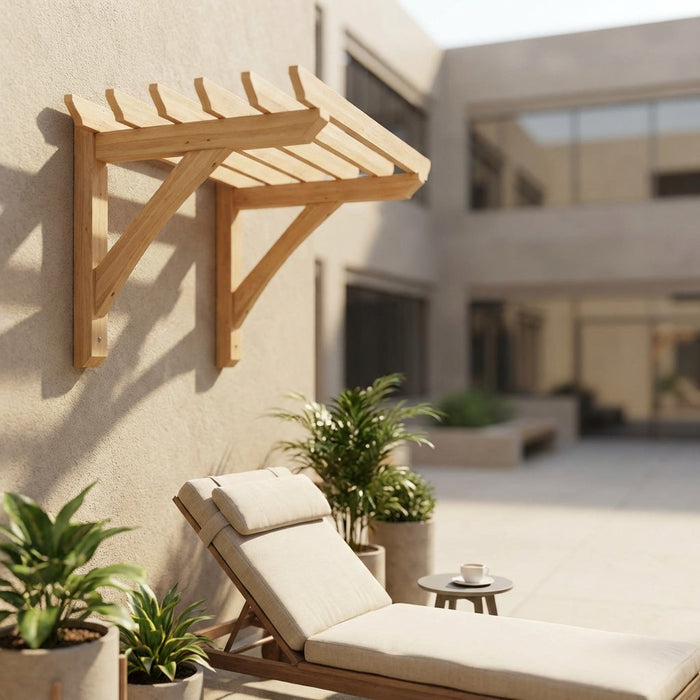 Illustration for How to Transform Your Small Patio with Customizable Wall-Mounted Pergola Kits for Better Outdoor Living