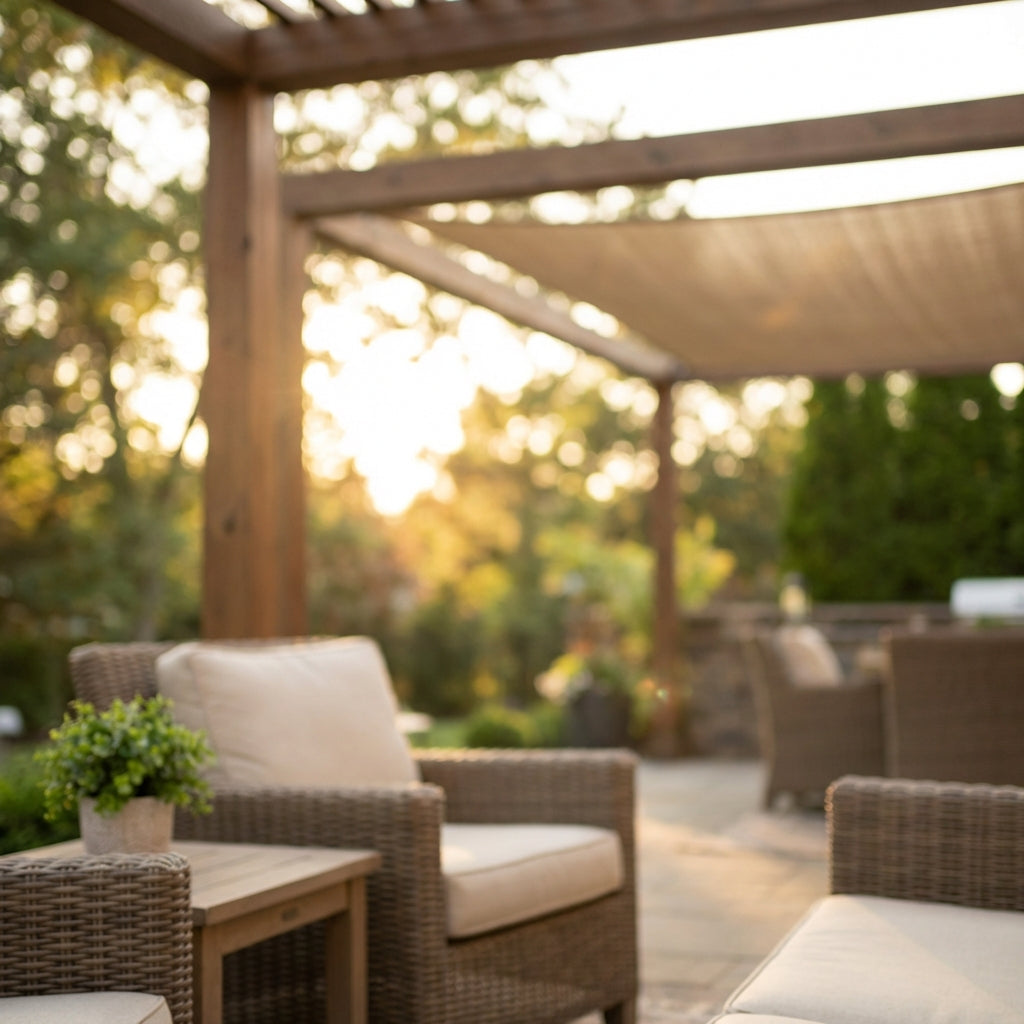 Illustration for Choosing Your Backyard Shade: Pergolas vs. Gazebos vs. Awnings Comparison Guide for DIY Homeowners