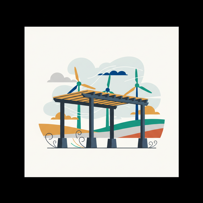 Illustration for Essential Guide: Choosing Stable Freestanding Pergola Kits for High Wind Regions