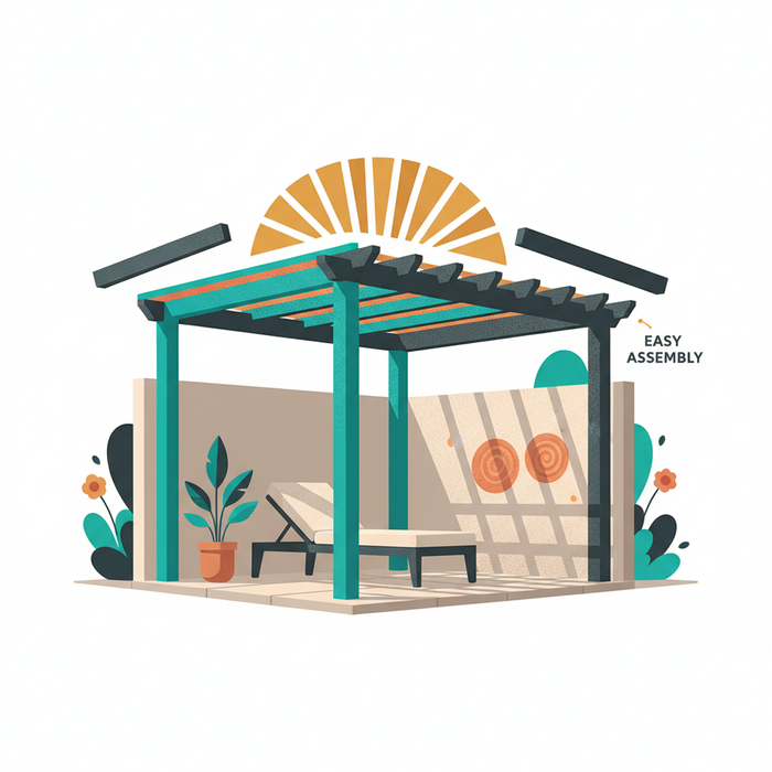 Illustration for Discover the Best DIY Corner Pergola Kits: Easy Assembly & Durable Designs for Your Outdoor Space