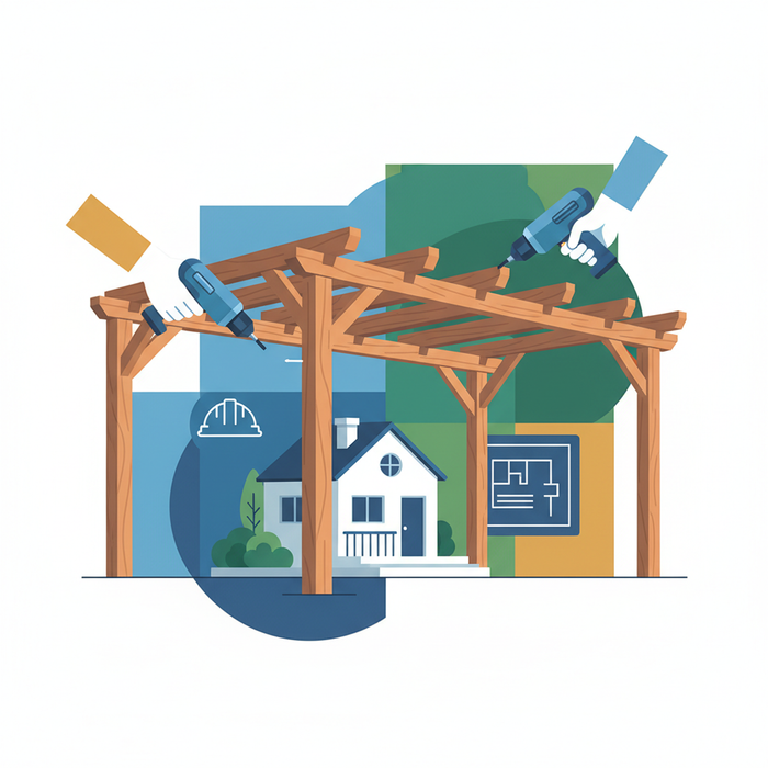 Illustration for Top DIY Pergola Kits for Small Contracting Jobs: Easy Installation, Professional Results