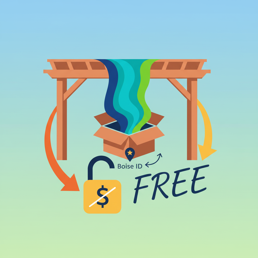 Illustration for Unlock Free Shipping: Zen Pergolas Deliver All DIY Kits from Boise, ID