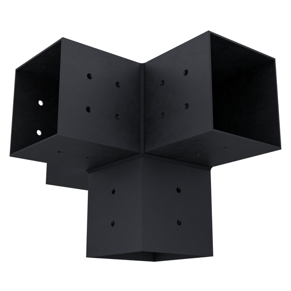 Pergola 4-Arm Post Bracket (for 4x4 Wood Posts)