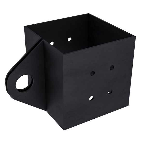 Universal 4x4 Steel Bracket for Hanging a Hammock or Swing (14-Gauge Steel)