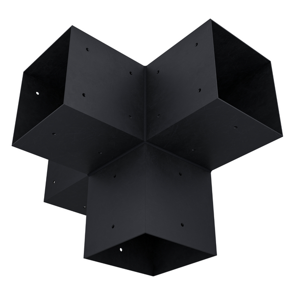 Pergola 4-Arm Post Bracket (for 6x6 Wood Posts)