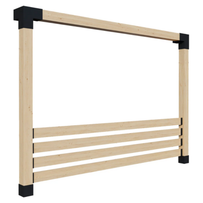 Railing kits for 6x6 frame pergolas →