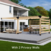 272.5 - Modern Wood Pergola Building Kit