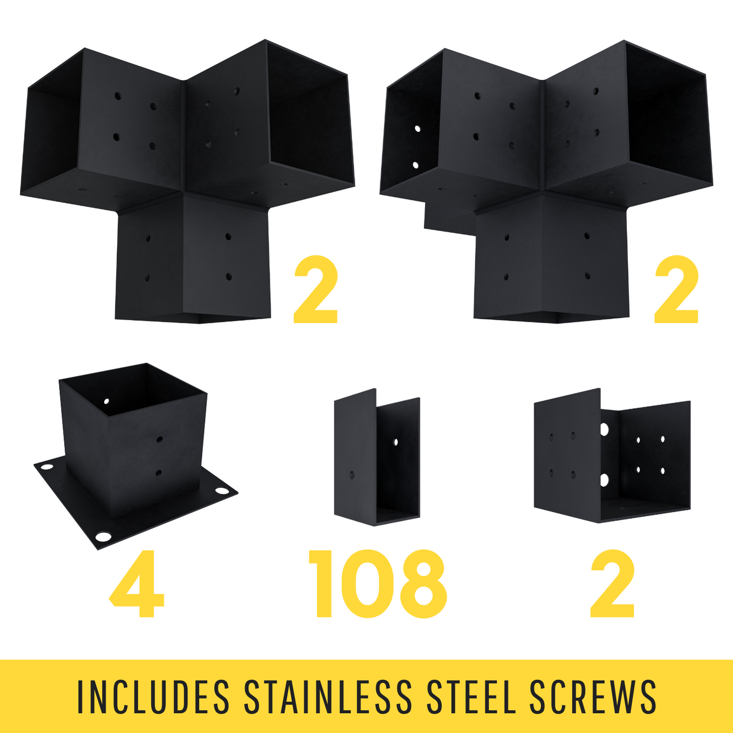 DIY Kit w/ Our Best Pergola Brackets - 20% Off