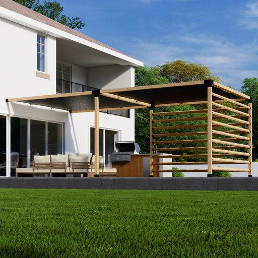 4792 - Modern Pergola Over Deck