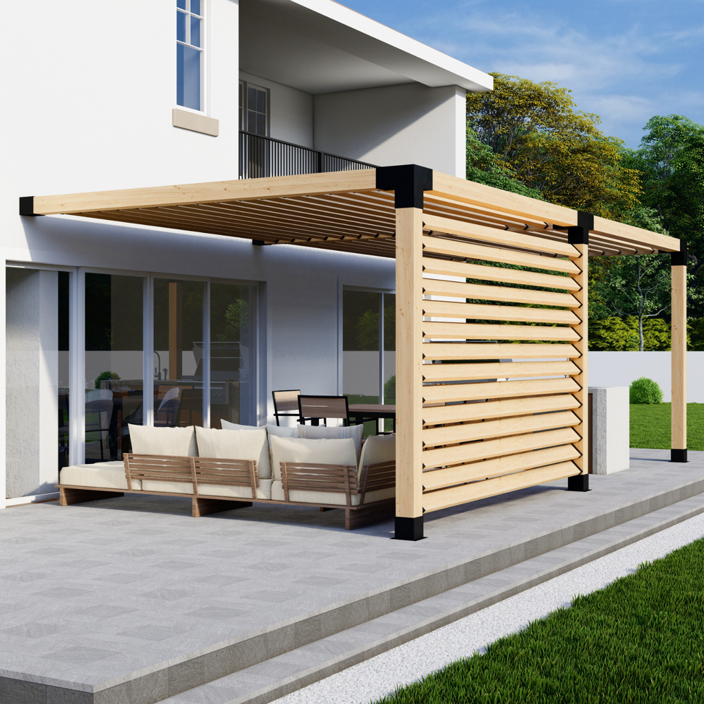 5646 - DIY Pergola With Roof