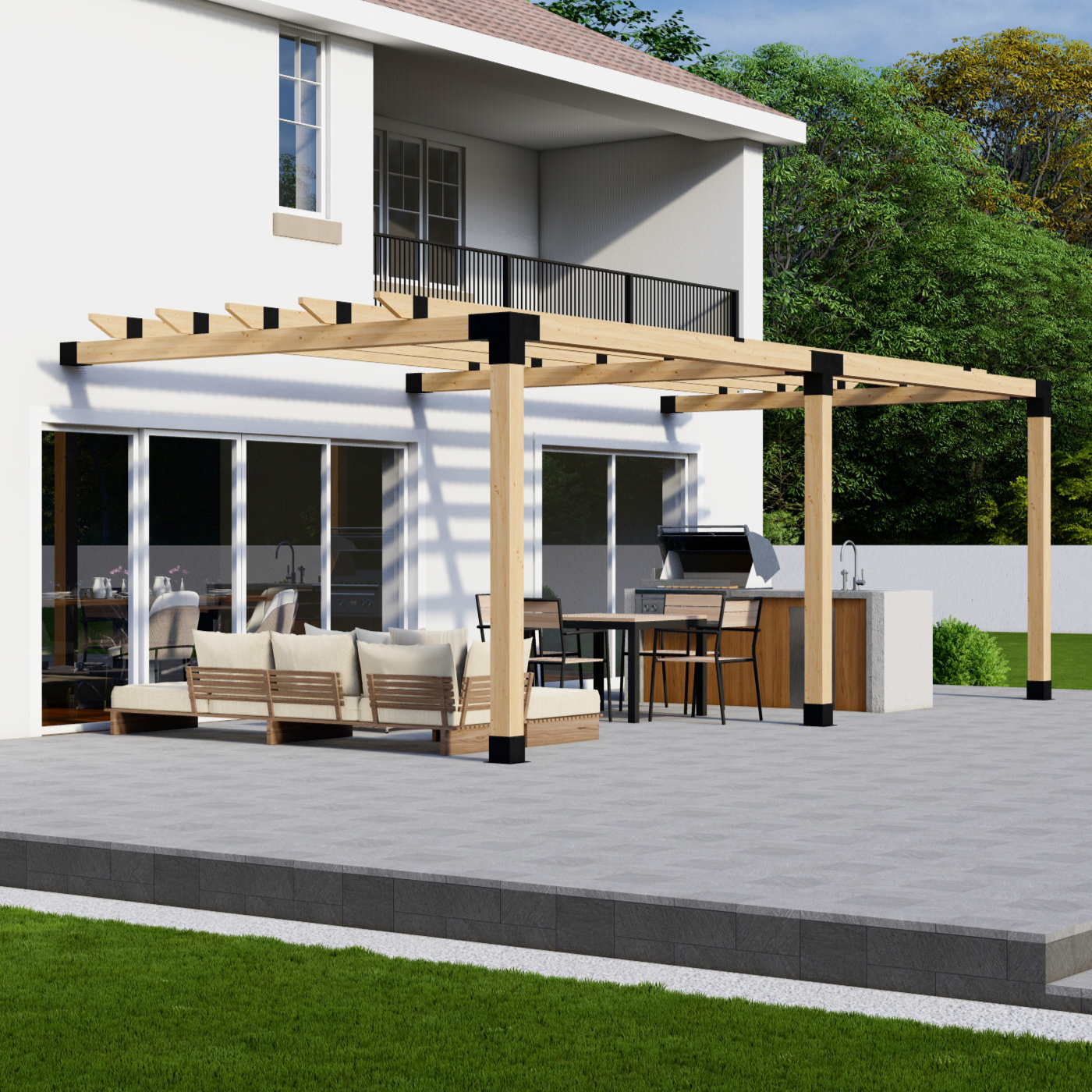 2-Block Pergola Kits