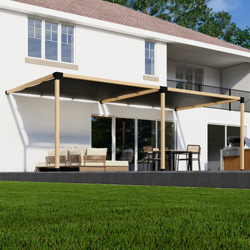 318.1 - 24 x 12 pergola with shade covers