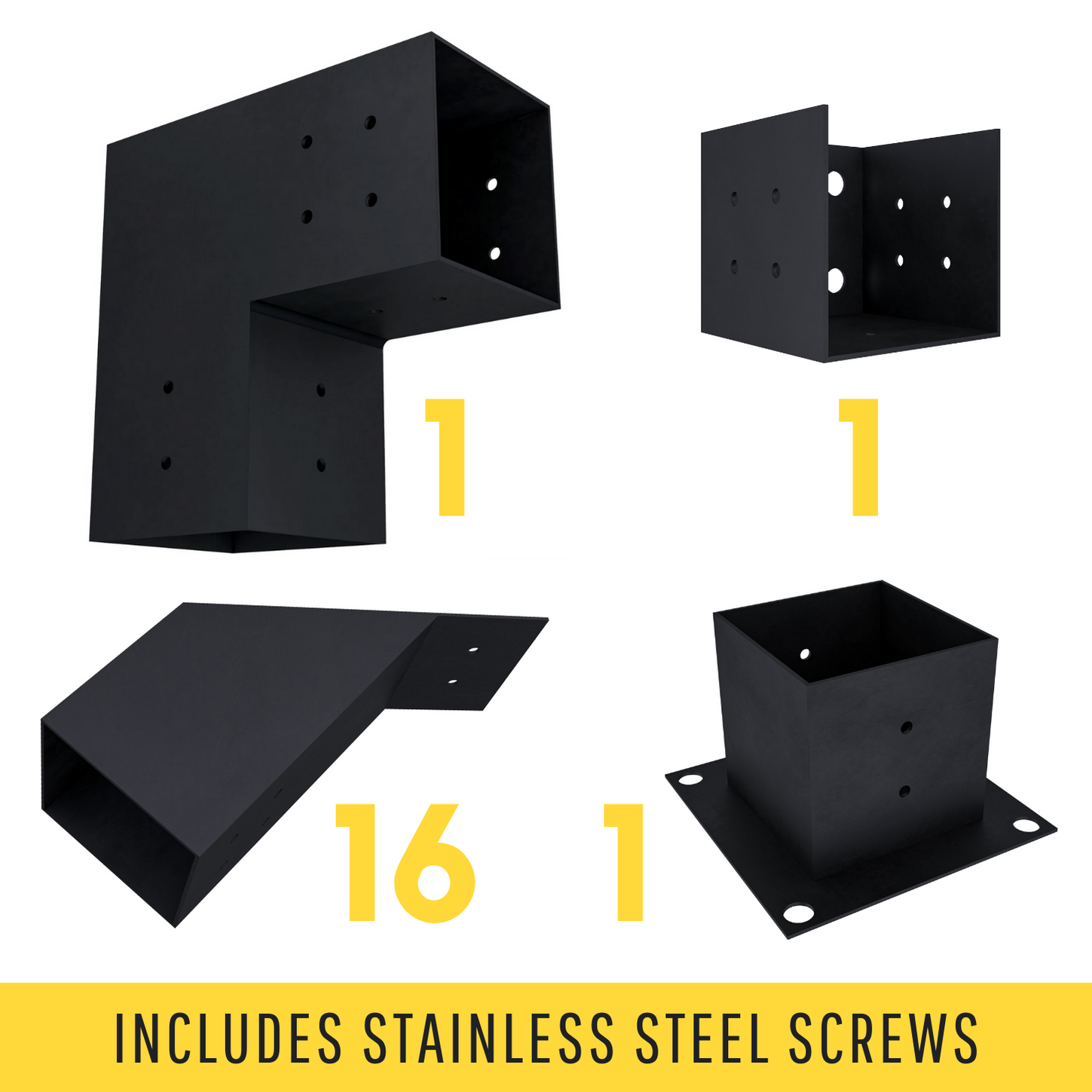 Bracket Kit for DIY Log Pergola - 20% Off + Free Shipping