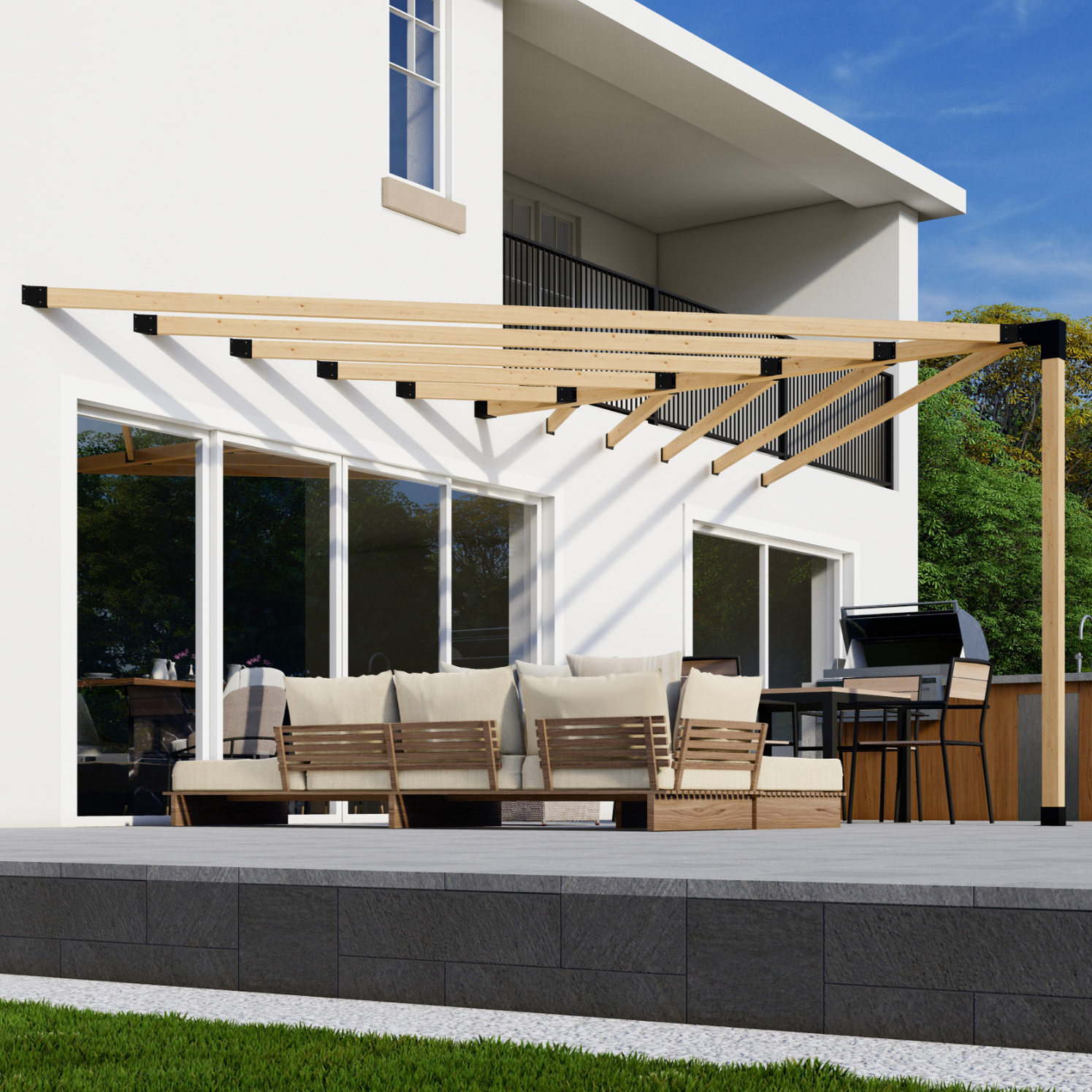 Corner Pergola Kits - 20% Off + Free Shipping