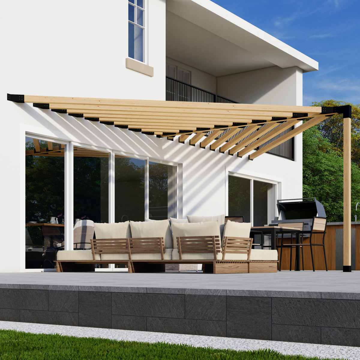Bracket Kit for Red Cedar Pergola - 20% Off + Ships Free