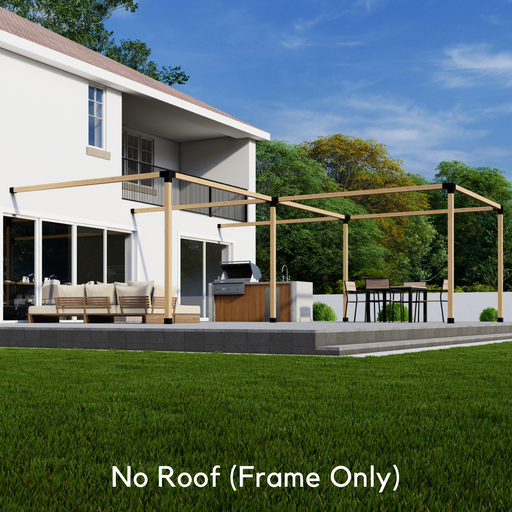 6151 - Steel Bracket Kit for a Triangle-Shaped Corner Pergola
