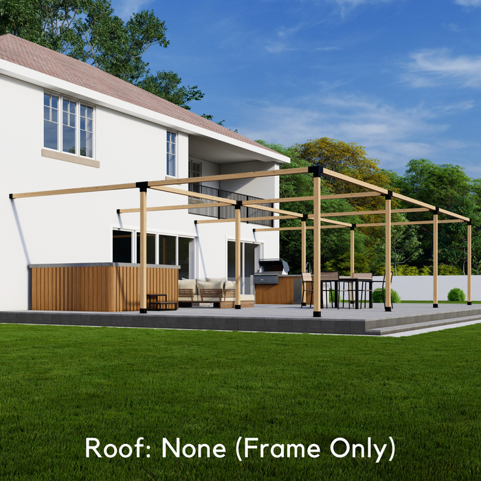DIY Pergola Kit for an Up to 36' x 24' Pergola Off House (4x4 Brackets)