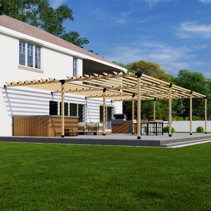 2x4 Rafters Atop Beams