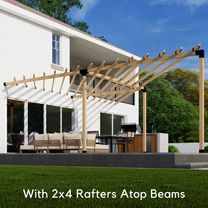 1045 - 3-Sided Corner Pergola