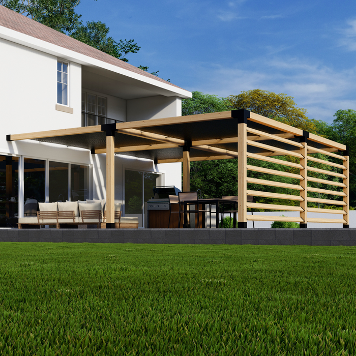 499.906 - Large Pergola Attached to House