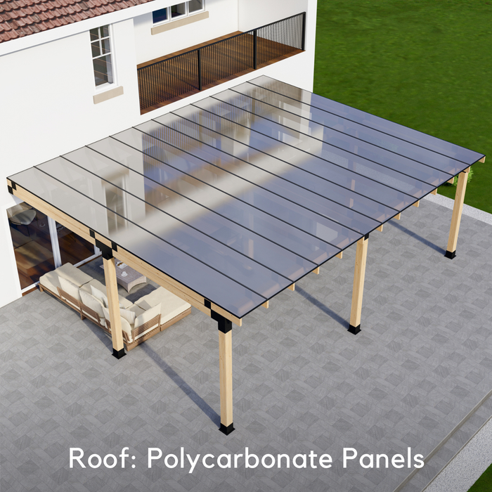 DIY Pergola Kit for an Attached Pergola Up to 24' x 24' (6x6 Brackets)