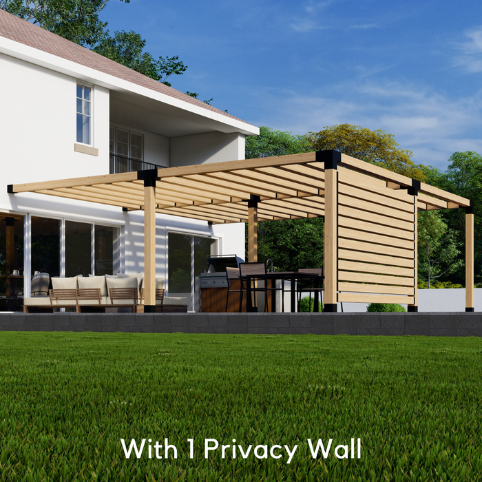 Bracket Kit for a Wooden Pergola Attached to House - Any Size Up to 24x24