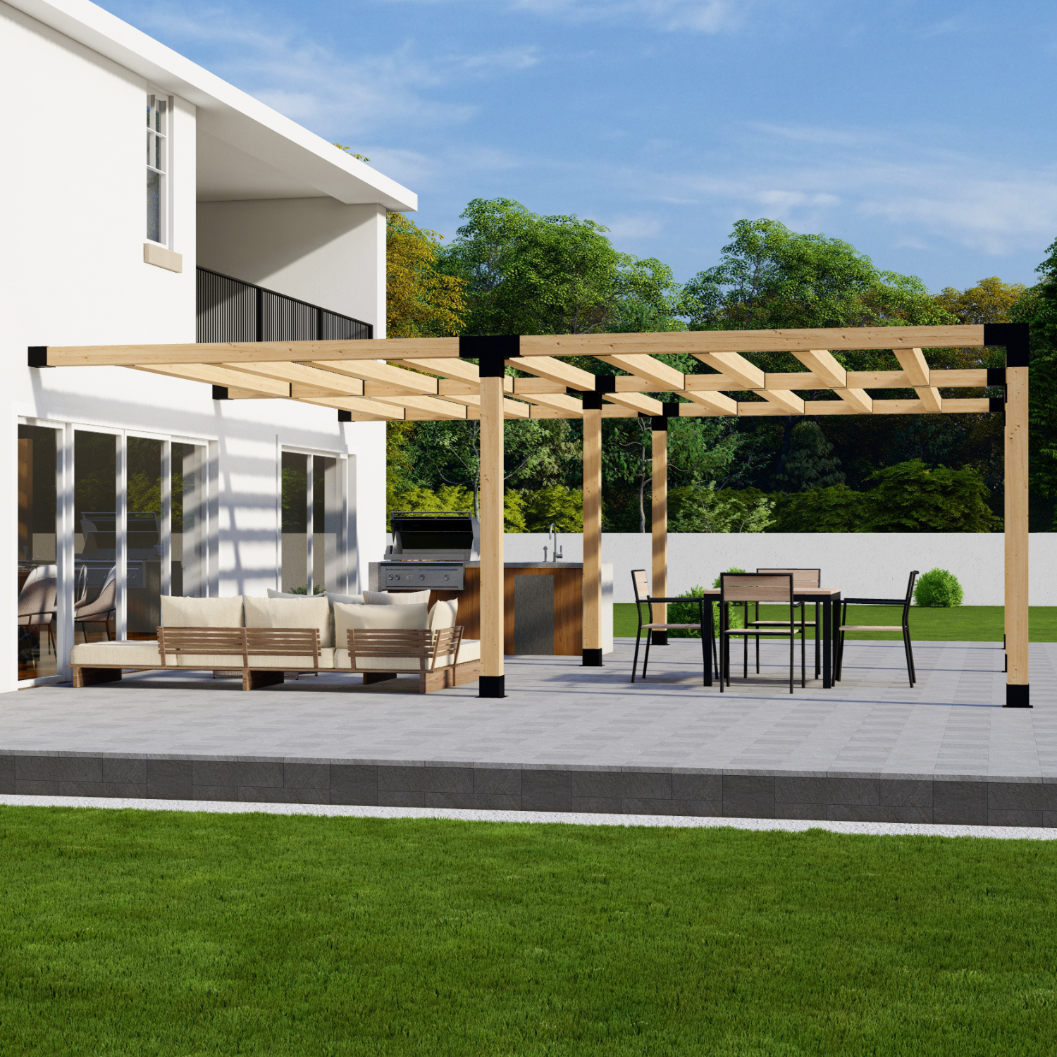 4-Block Pergola Kits