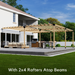 408 - 16x16 pergola (off house) (view F)