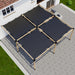 428.1 - 22 x 20 pergola with shade covers (view B)