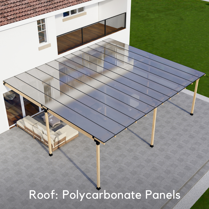 DIY Pergola Kit for an Attached Pergola Up to 24' x 24' (4x4 Brackets)