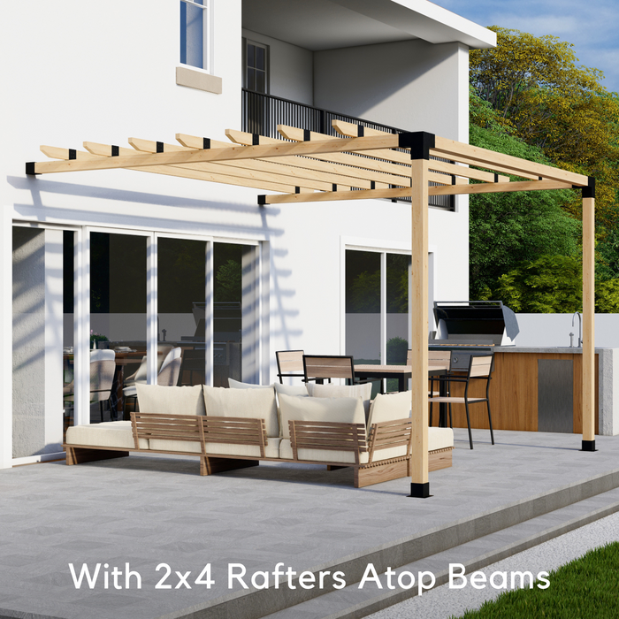 112.99 - 7x12 pergola (off house) (view F)