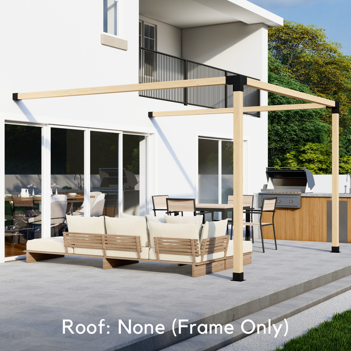 DIY Pergola Kit for an Up to 12' x 12' Pergola Attached to House (4x4 Brackets)