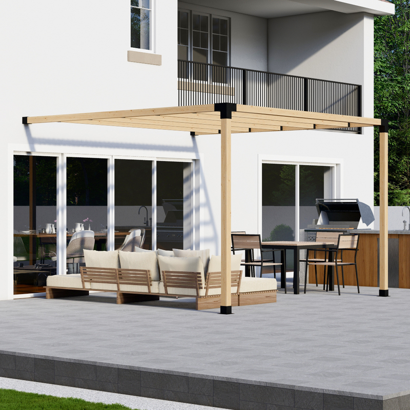 4501 - Pergola Off a House