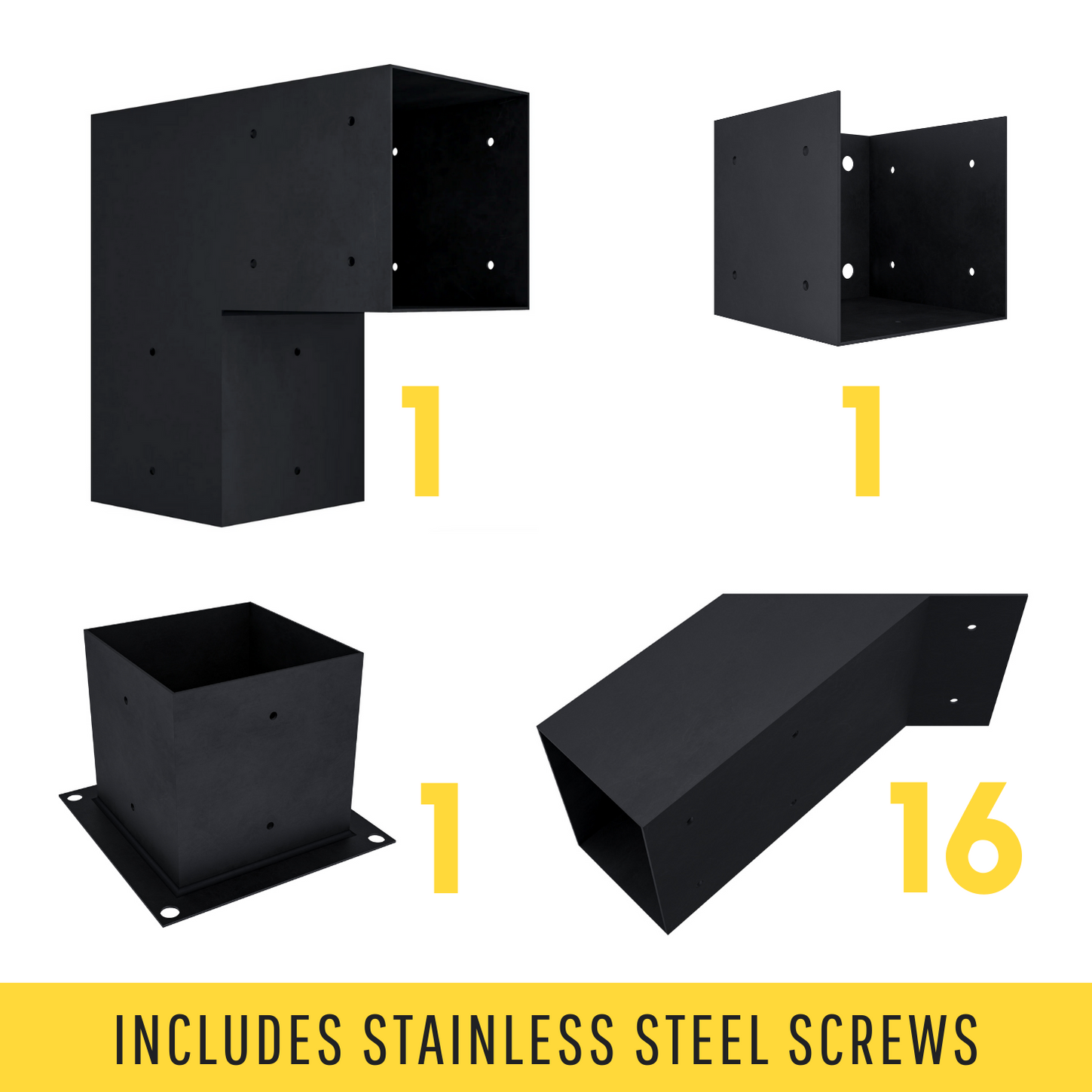Kit w/ Corner Metal Posts for Pergola - 20% Off