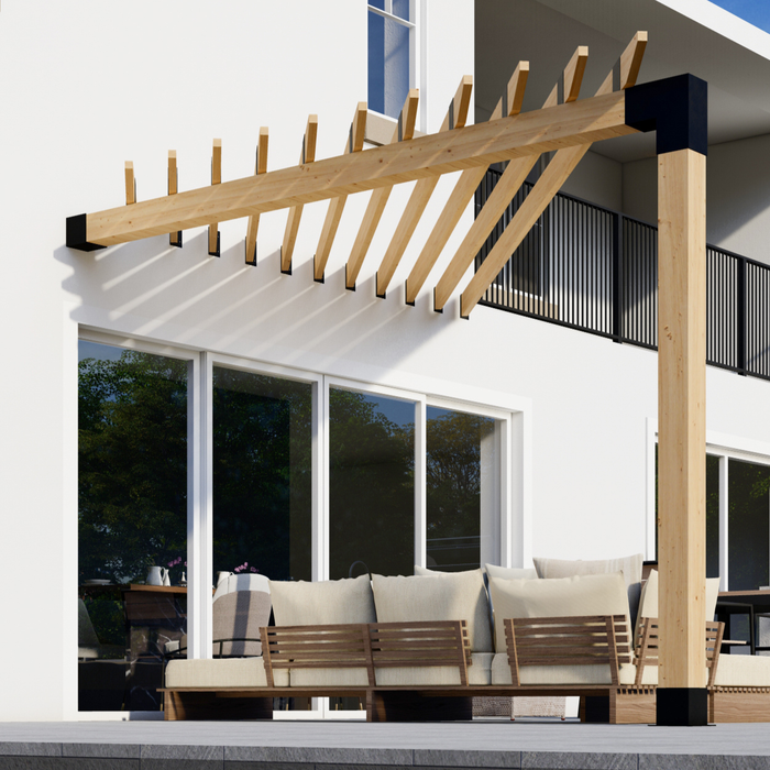2x6 Rafters Atop Beams