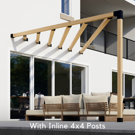 6030 - Pergola Attached To House