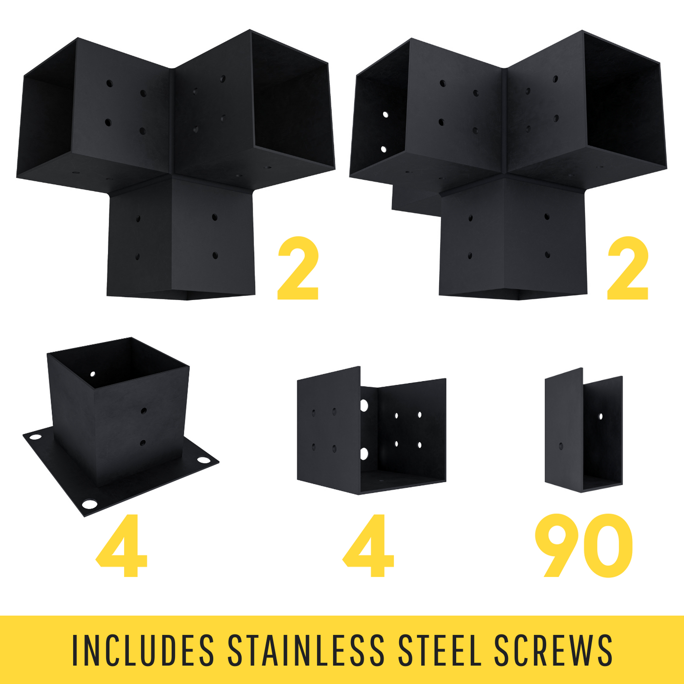 Bracket Kit for DIY Simple Wood Pergola - 20% Off