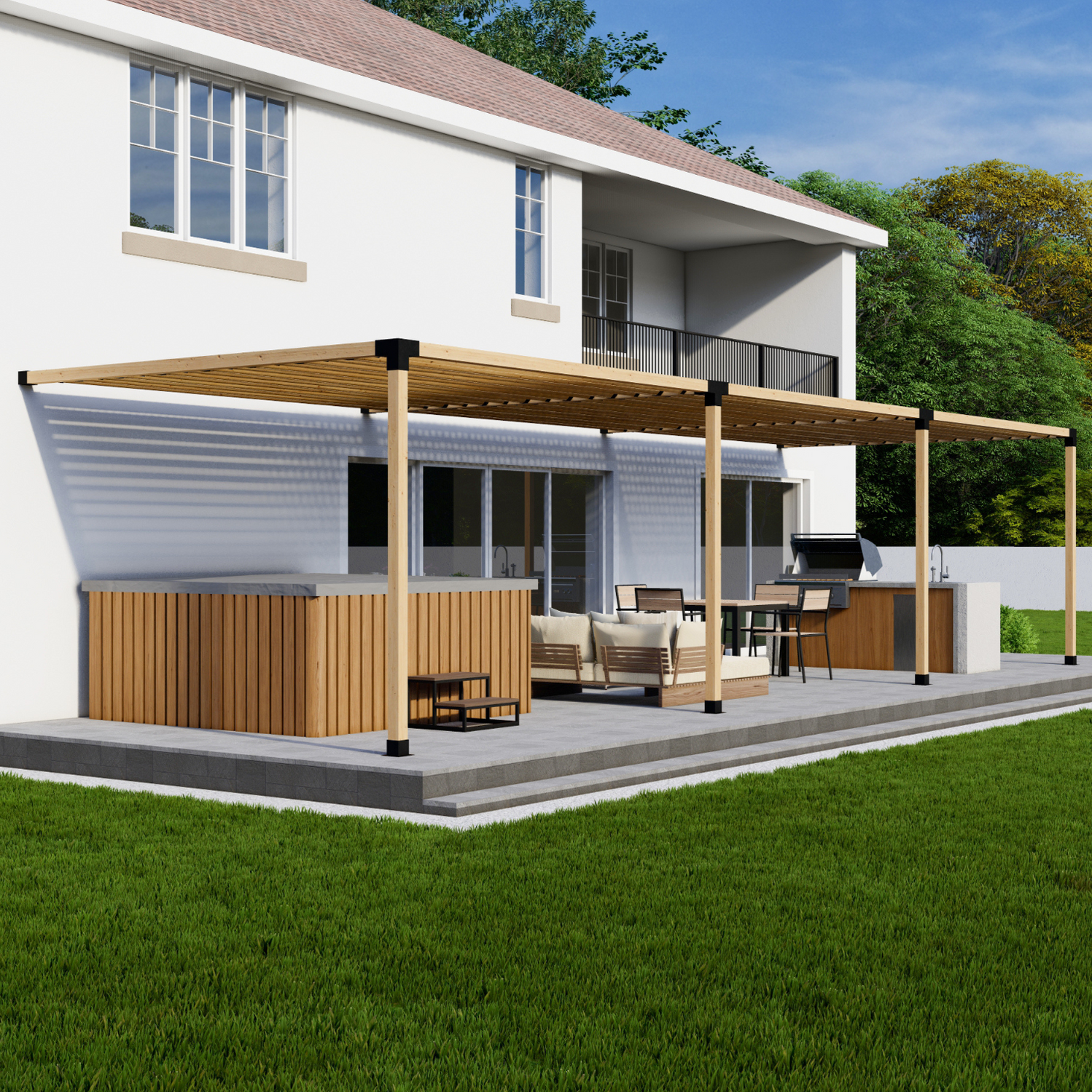 DIY Pergola Kit (Steel Brackets & Hardware) - 20% Off
