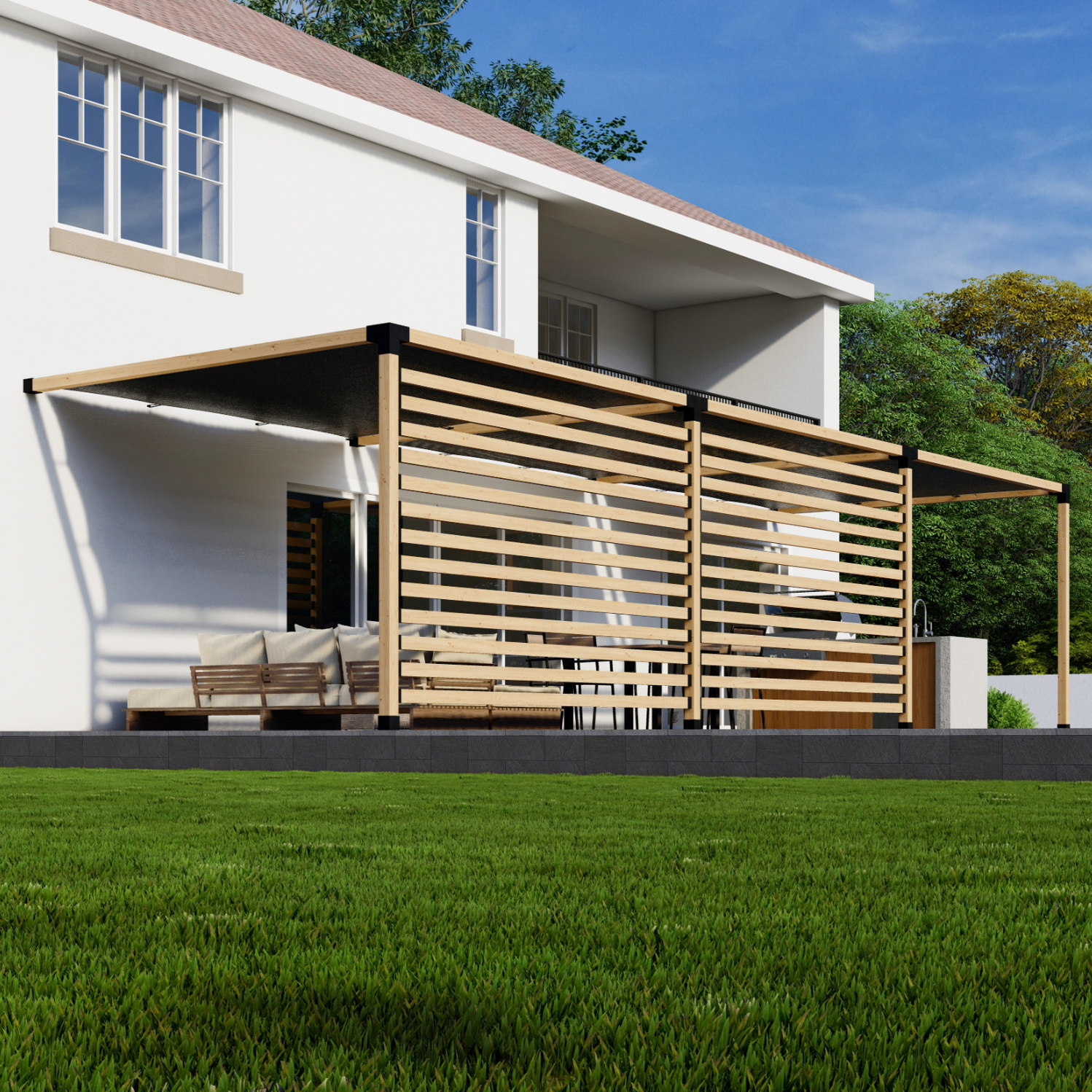DIY Pergola Porch Cover Kit - 20% Off + Free Shipping