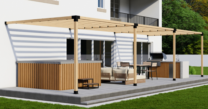 Straight Inline 2x4 Slats