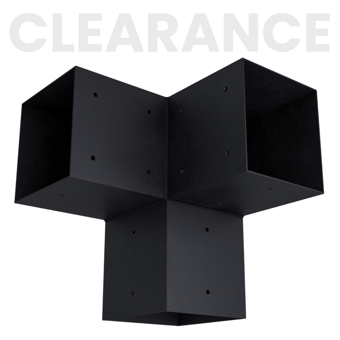 CLEARANCE - Pergola 3-Arm Post Bracket (for 6x6 Wood Posts)