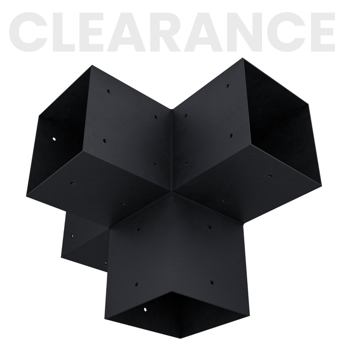 CLEARANCE - Pergola 4-Arm Post Bracket (for 6x6 Wood Posts)